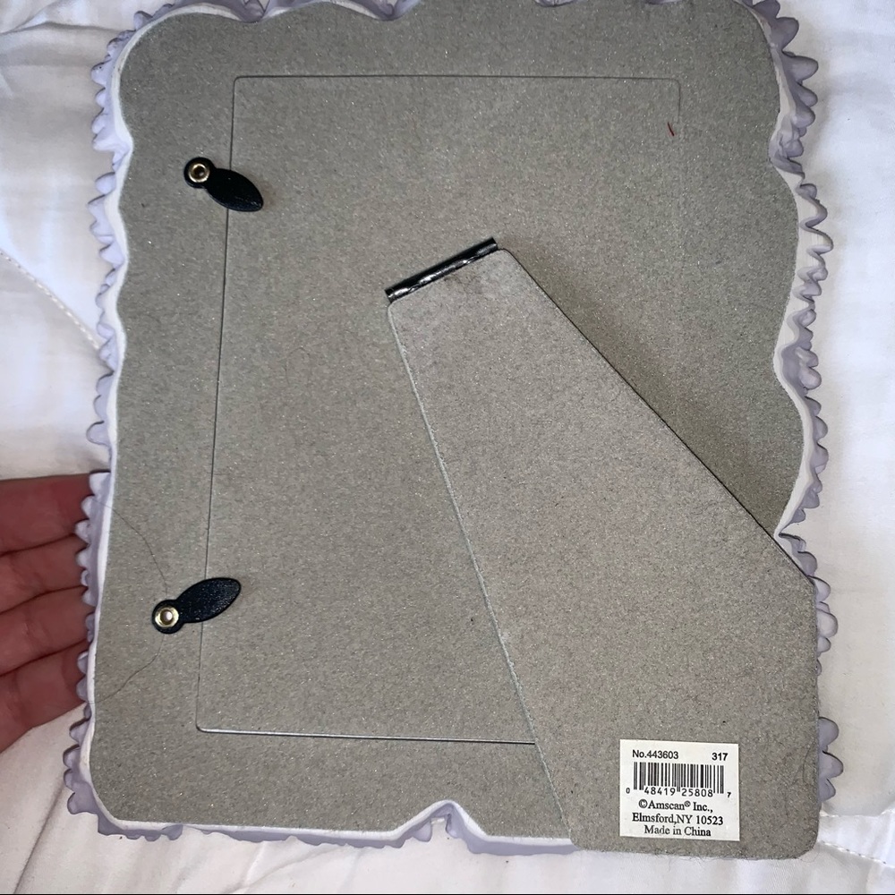 Vintage purple flower frame 4x6 - Picture 2 of 5